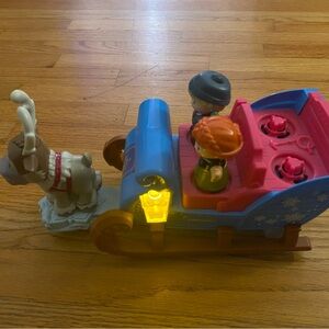 Frozen Little People Sleigh Toy